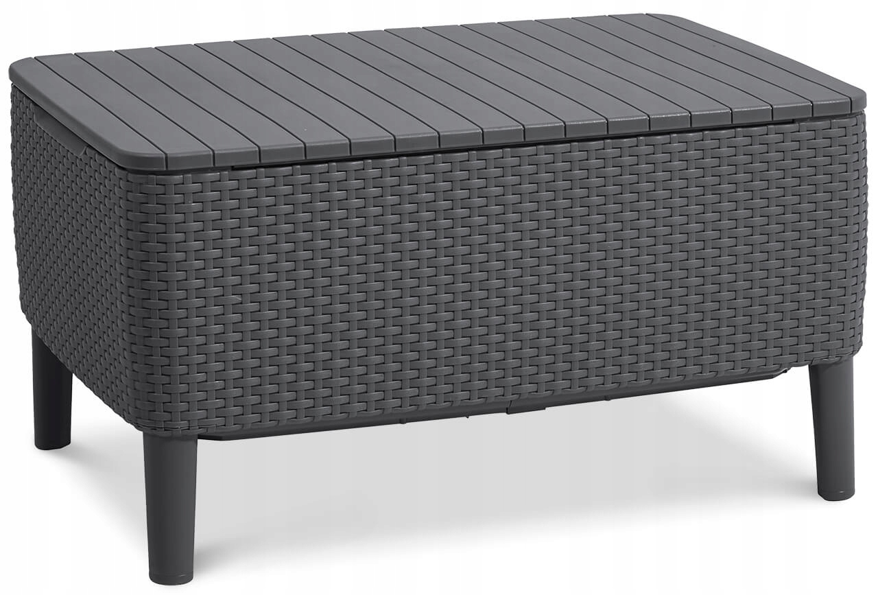 Stoliczek Do Ogrodu Ze Schowkiem Stolik Ogrodowy Skrzynia Na Taras Mały