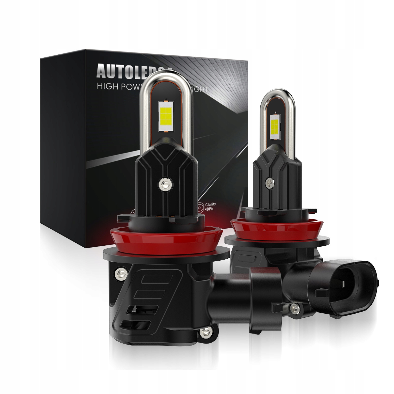 Led žárovky H11 Retrify Umax Csp Ultra Maxx Výkon 26000LM 100W E8 Canbus Pro