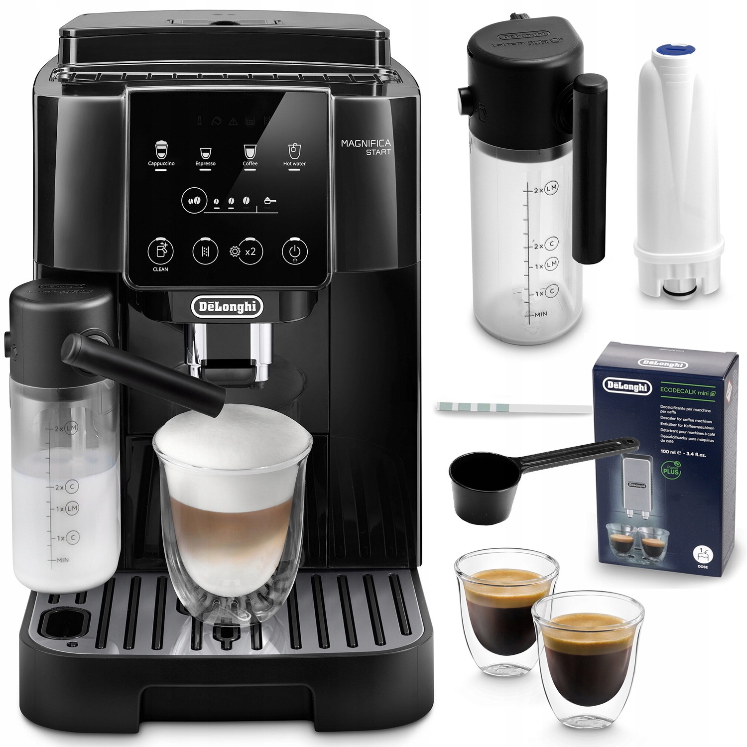Kávovar na espresso DeLonghi Ecam 222.60.BG Magnifica Start Latte Penovač