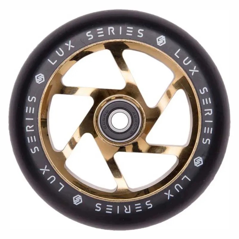 Kolečko pro výkonnostní koloběžku Striker Lux 110 mm Gold Chrome