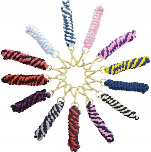 Uwiąz dla koni - Hy Two Tone granatowo- czerwony