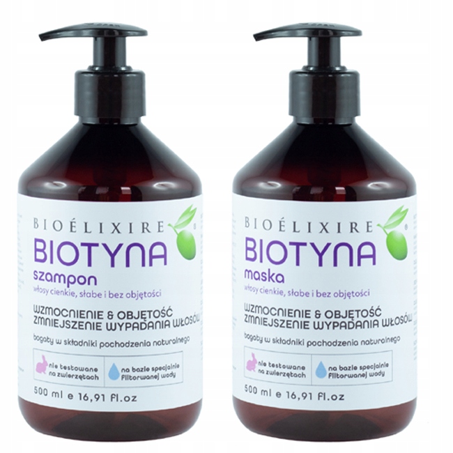 

Bioelixire Biotyna Na Wypadanie I Objętość