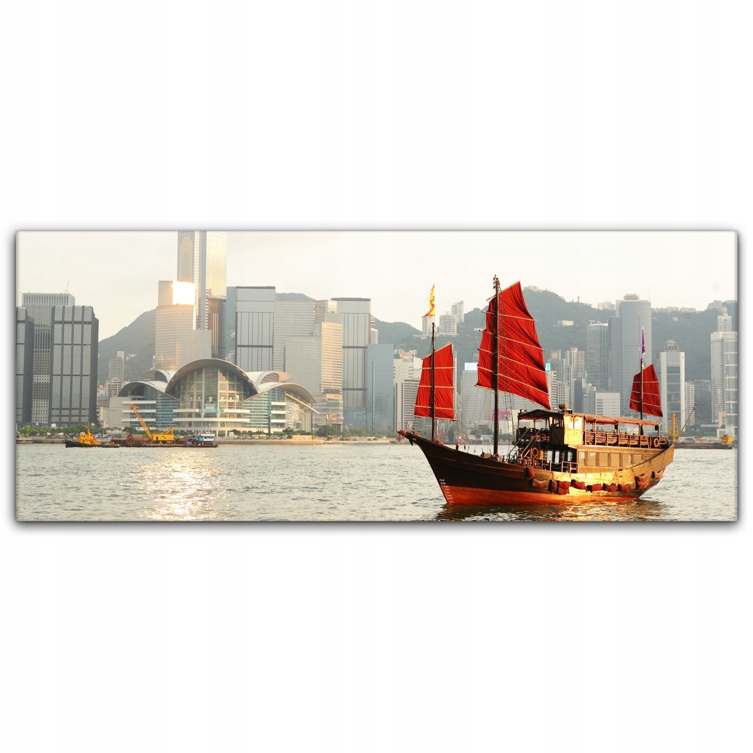 

Obraz na płótnie ścienny 125x50 Hong Kong Przystań