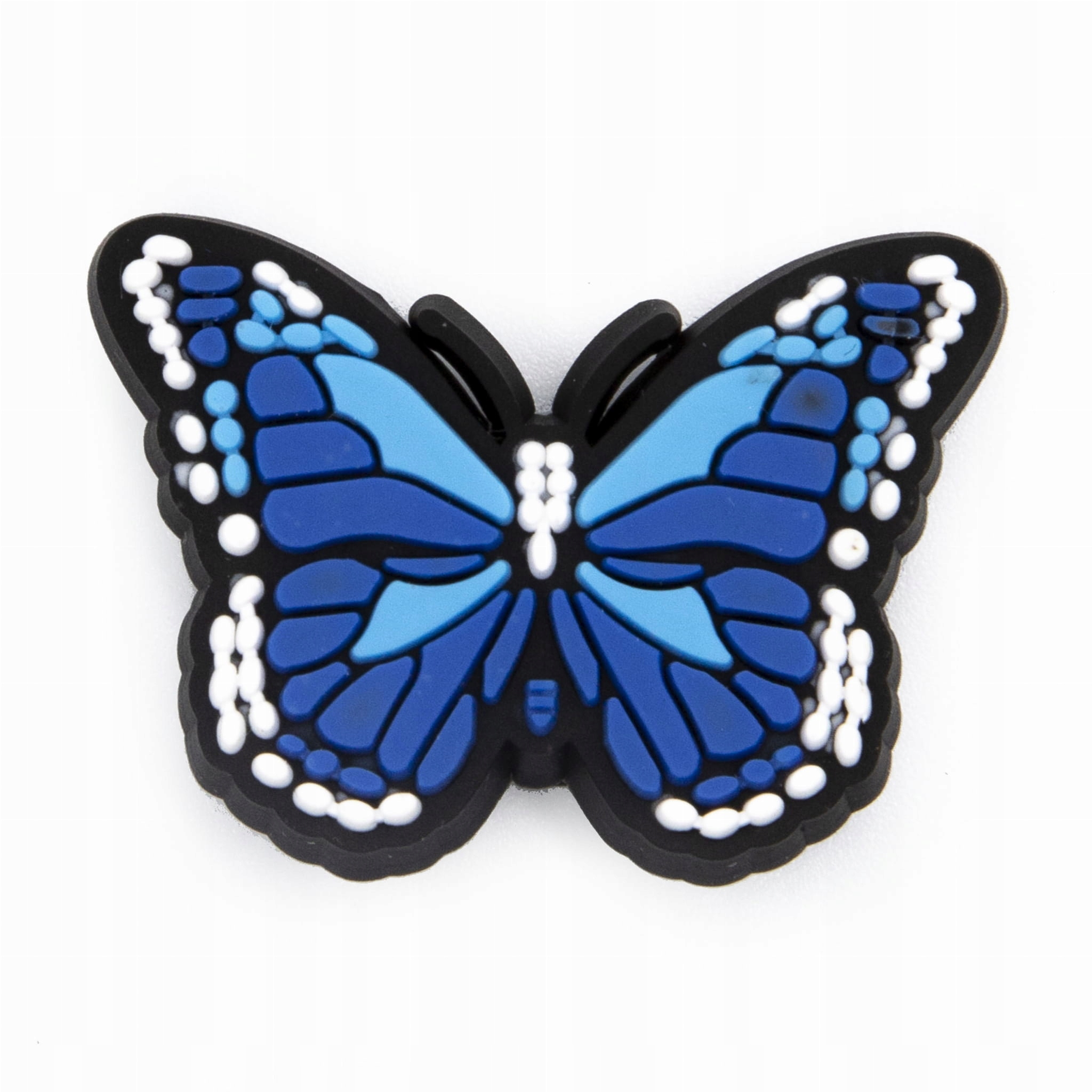 

Motyl niebieski przypinka do crocs, kroksy, ozdoba