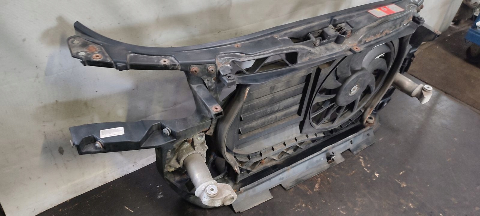 support panel for radiators pillar iron Audi A4 B6 Cabrio 1,8T