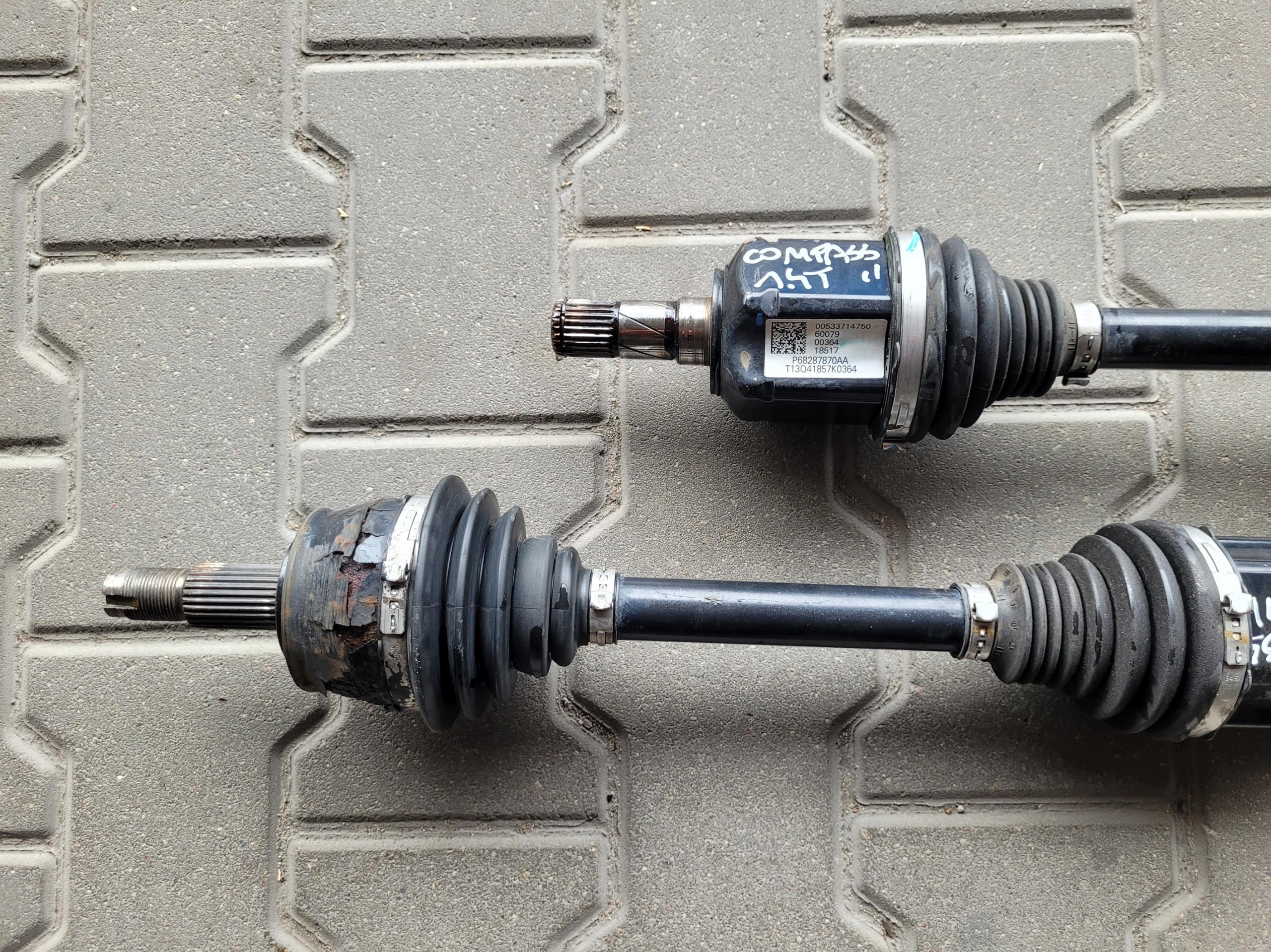 00533714750 semi-axis front front left MANUAL JEEP COMPASS II 1.4 M-AIR