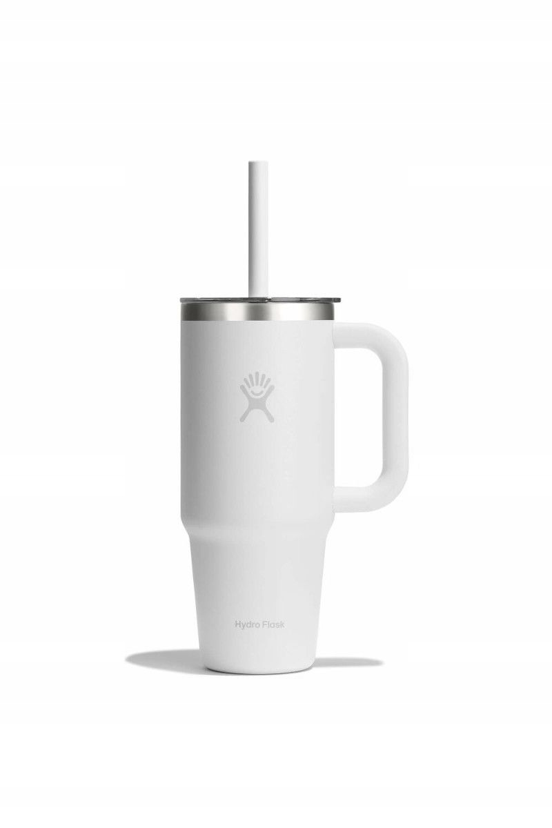 Kubek termiczny Hydro Flask Travel Tumbler Clear LID 24 Oz 710 ML White