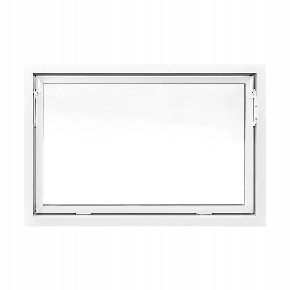 Okno PCV Inwentarskie Gospodarcze Okno na wymiar do piwnic 1200X800mm Białe Szerokość 1200 mm