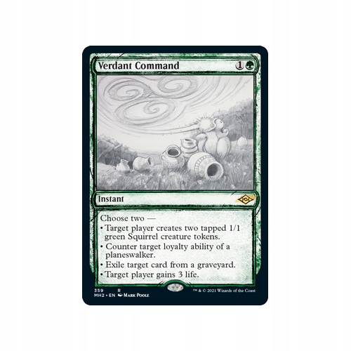 Mtg Verdant Command *Showcase* Foil (Rare)