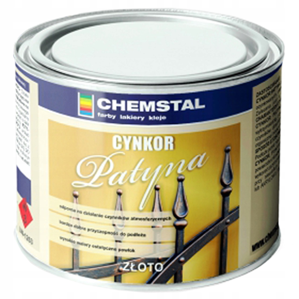 

Cynkor Patyna Farba Dekoracyjna Złoto 0,8L