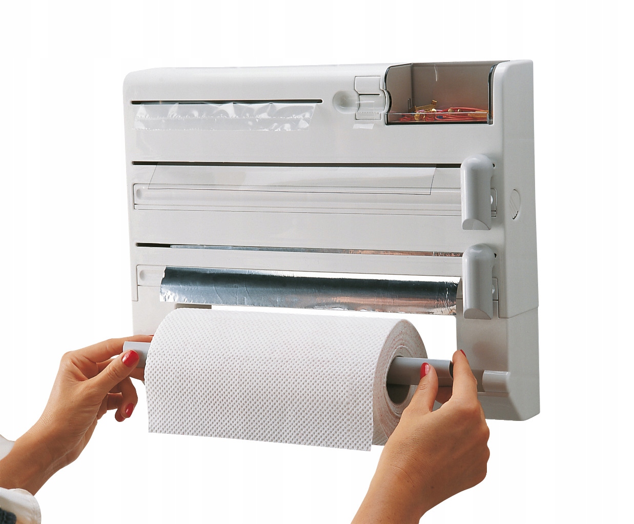 Organizer kuchenny 3w1 RĘCZNIK PAPIEROWY I FOLIA Długość/wysokość 30.5 cm