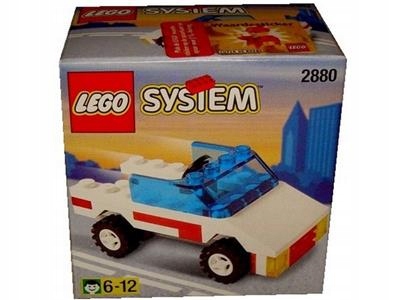 nový Lego systém Town 2880 Jeep autíčko City Misb 1997