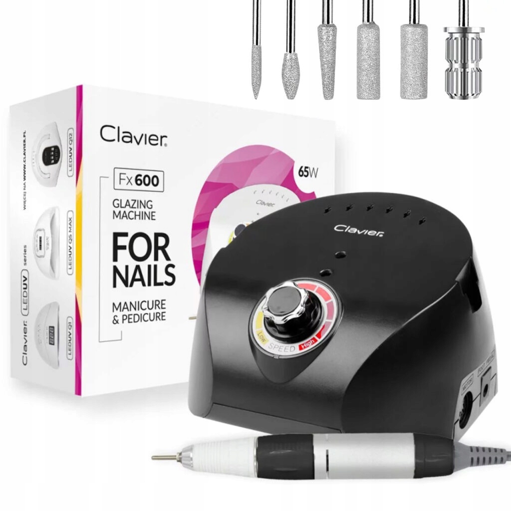 Frezarka Do Paznokci Manicure Pedicure Mocna 65W Profesjonalna Clavier
