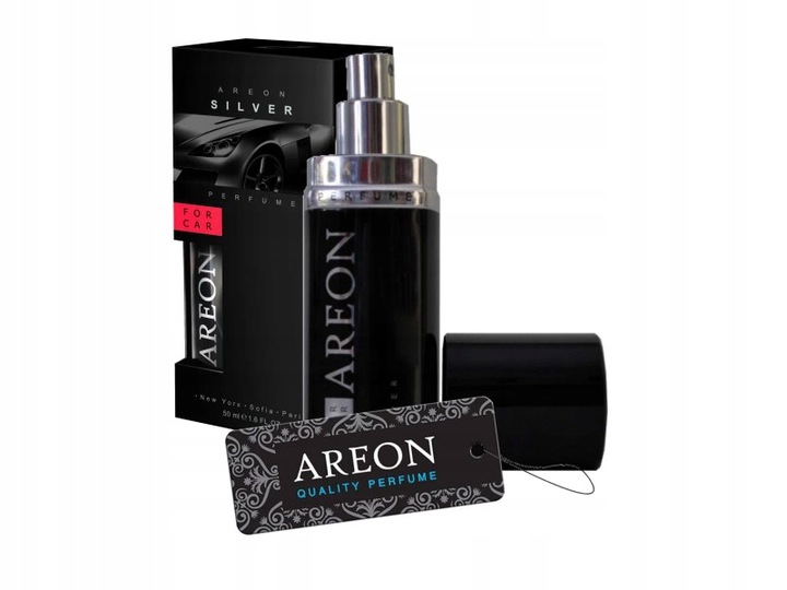 Perfumy do samochodu Areon Silver 50 ml