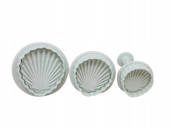 

Foremki wyciskane do muszelki muszle 3 szt.