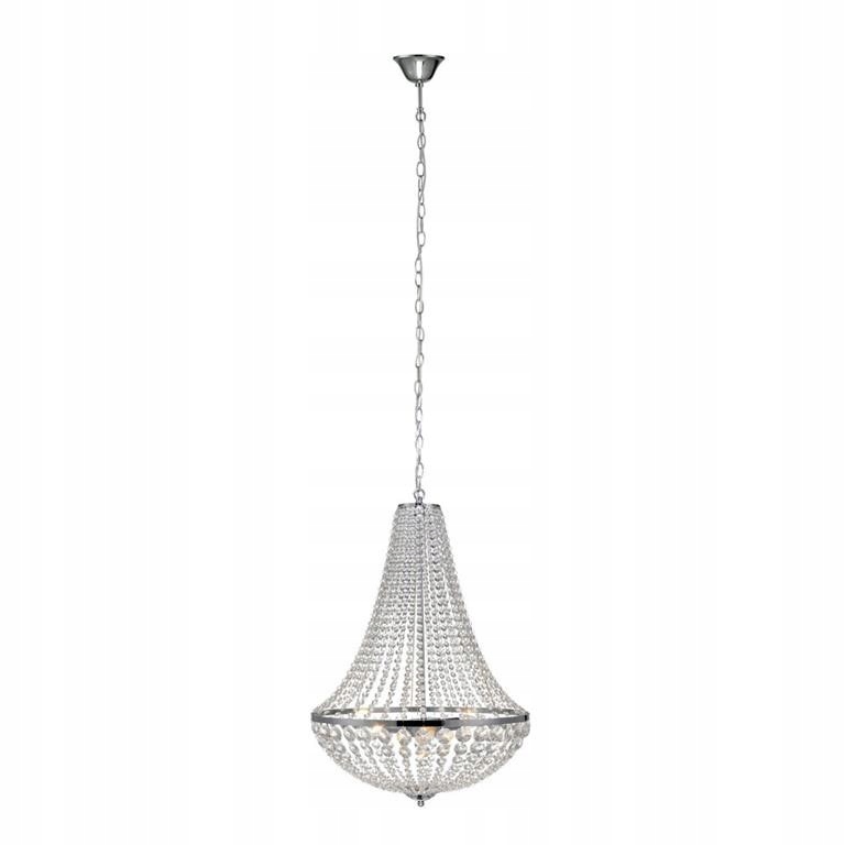 Lampa Wisząca Duży Żyrandol Kryształowy Markslojd Granso Chrom 105317