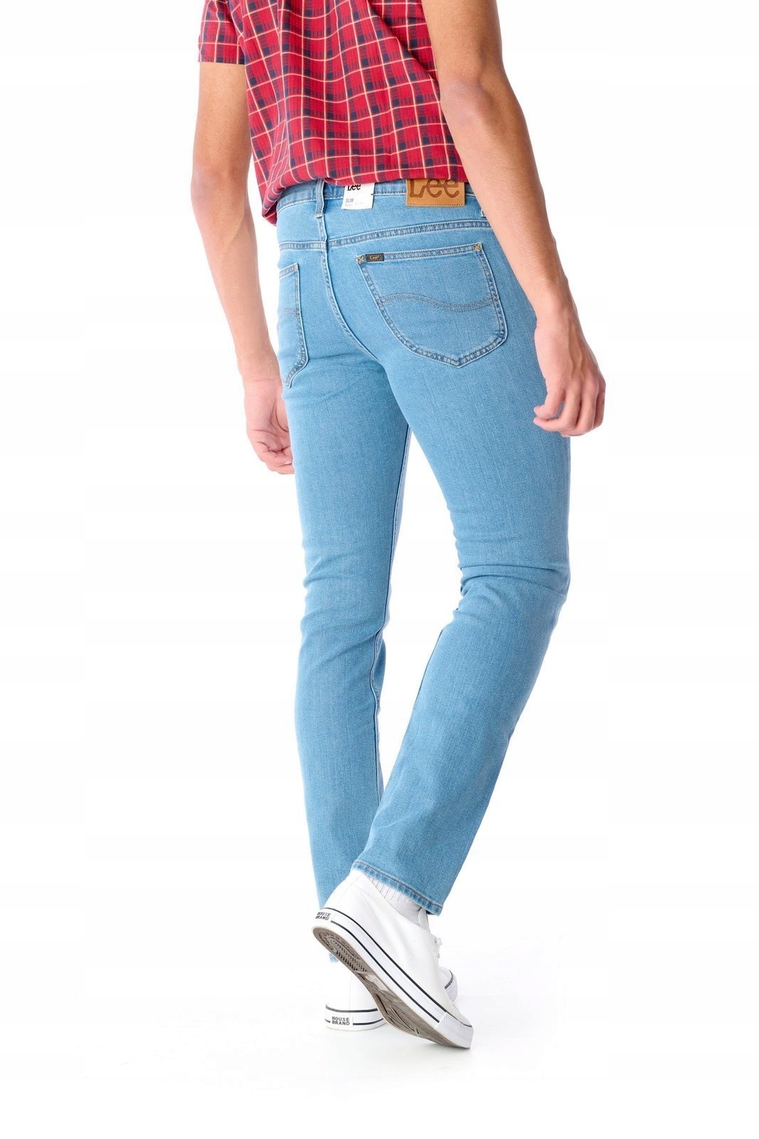 Pánské zúžené džíny Lee Rider Light Stonewash L701MG66 28/32