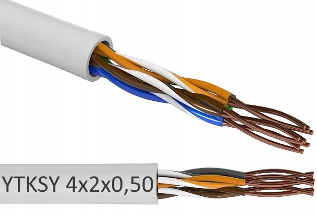 

Zamel Przewód Kabel Telefoniczny Ytksy 4x2x0,5 0,5