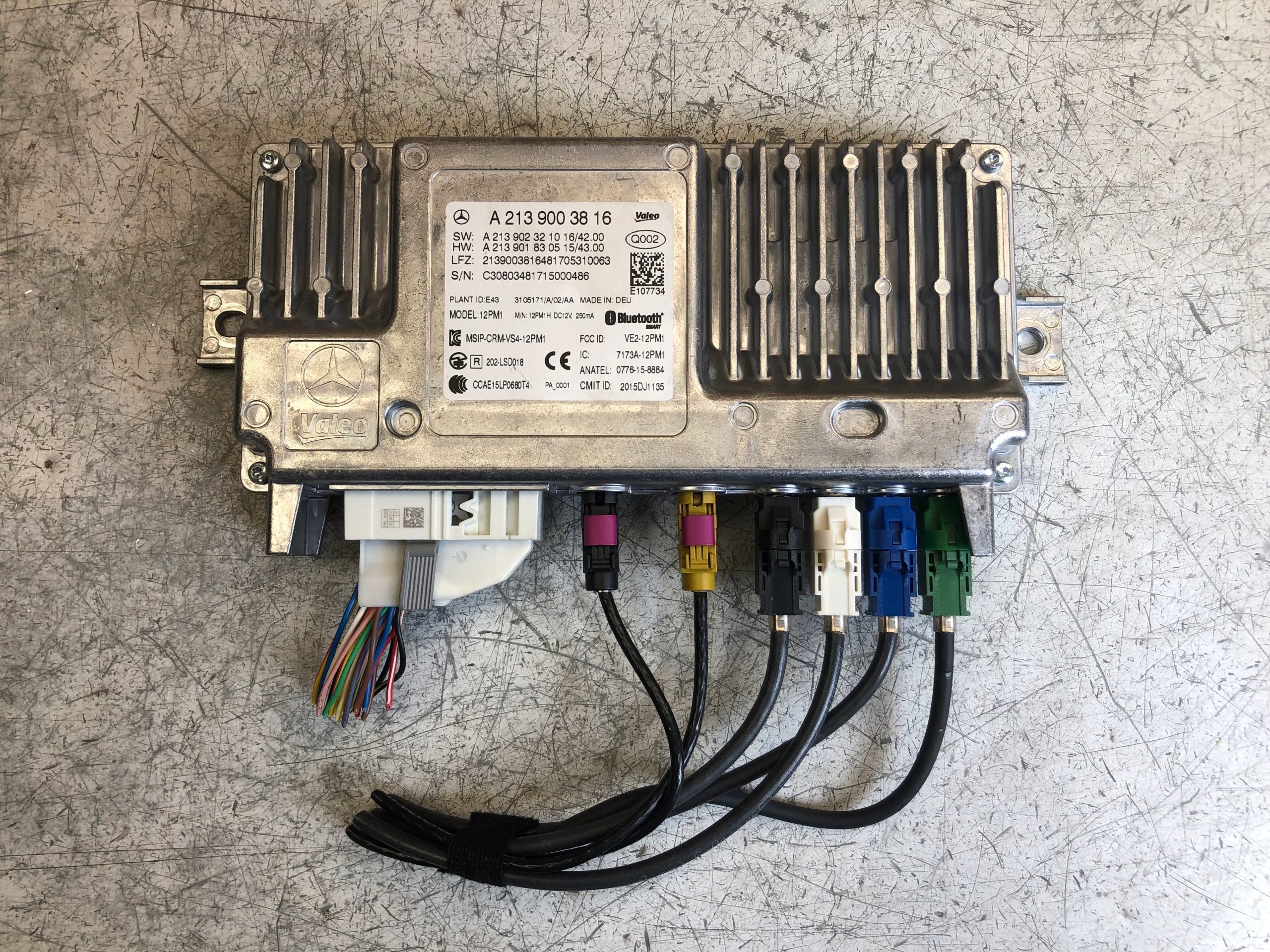 MERCEDES E W213 W238 module control unit KAMERY