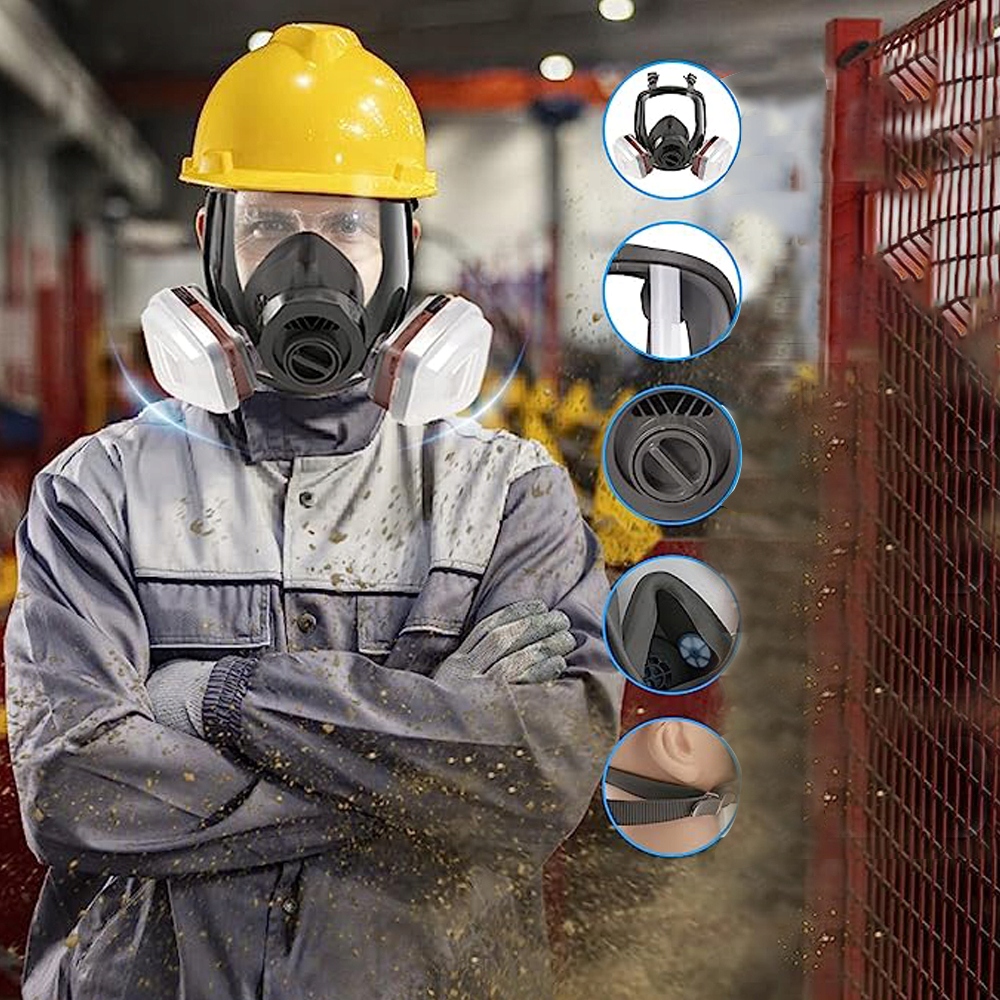 MASK PRZECIWPYŁOWA OCHRONA MASKA PEŁNA LAKIERNICZA Marka inny