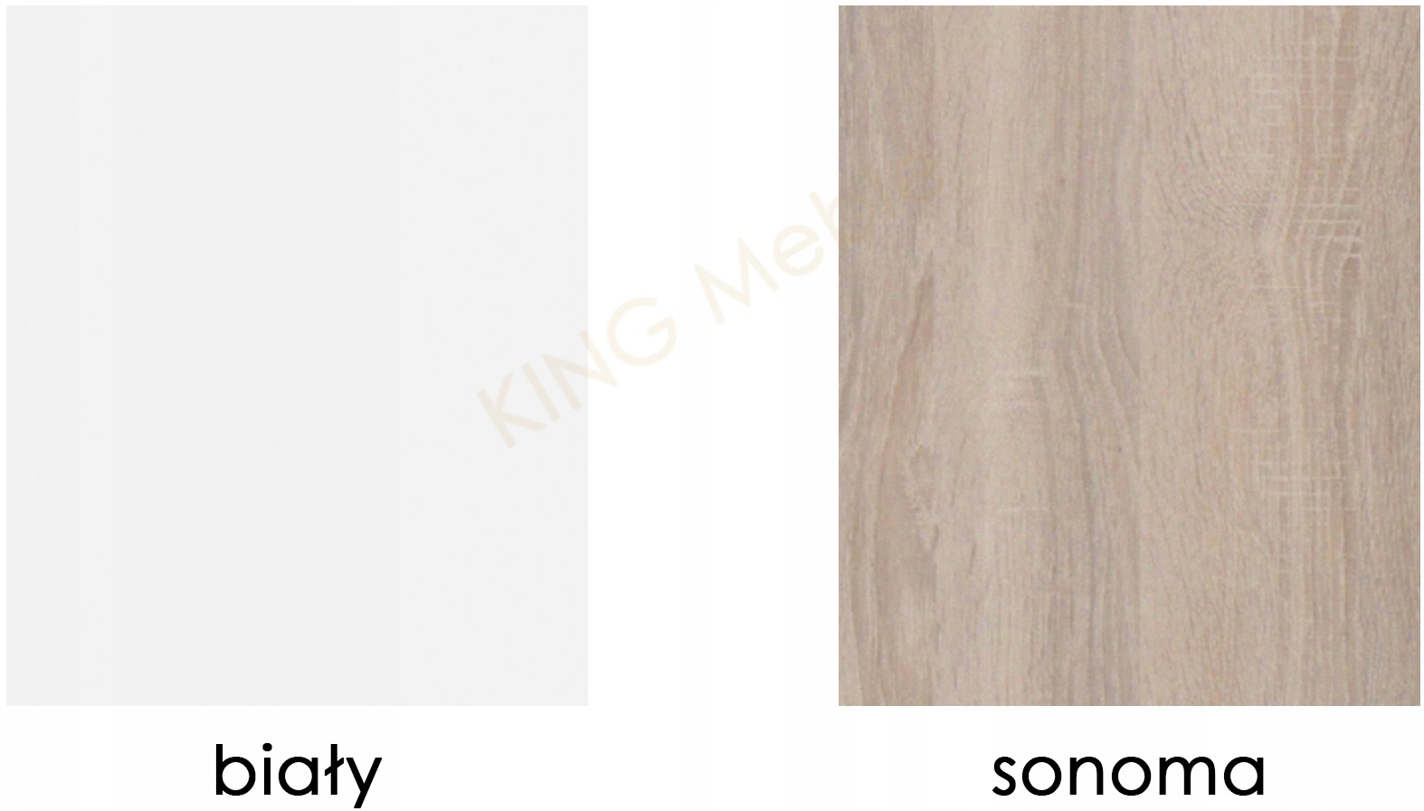 Szafka RTV CEZAR 14, RTV 170cm, Biała Stan opakowania oryginalne