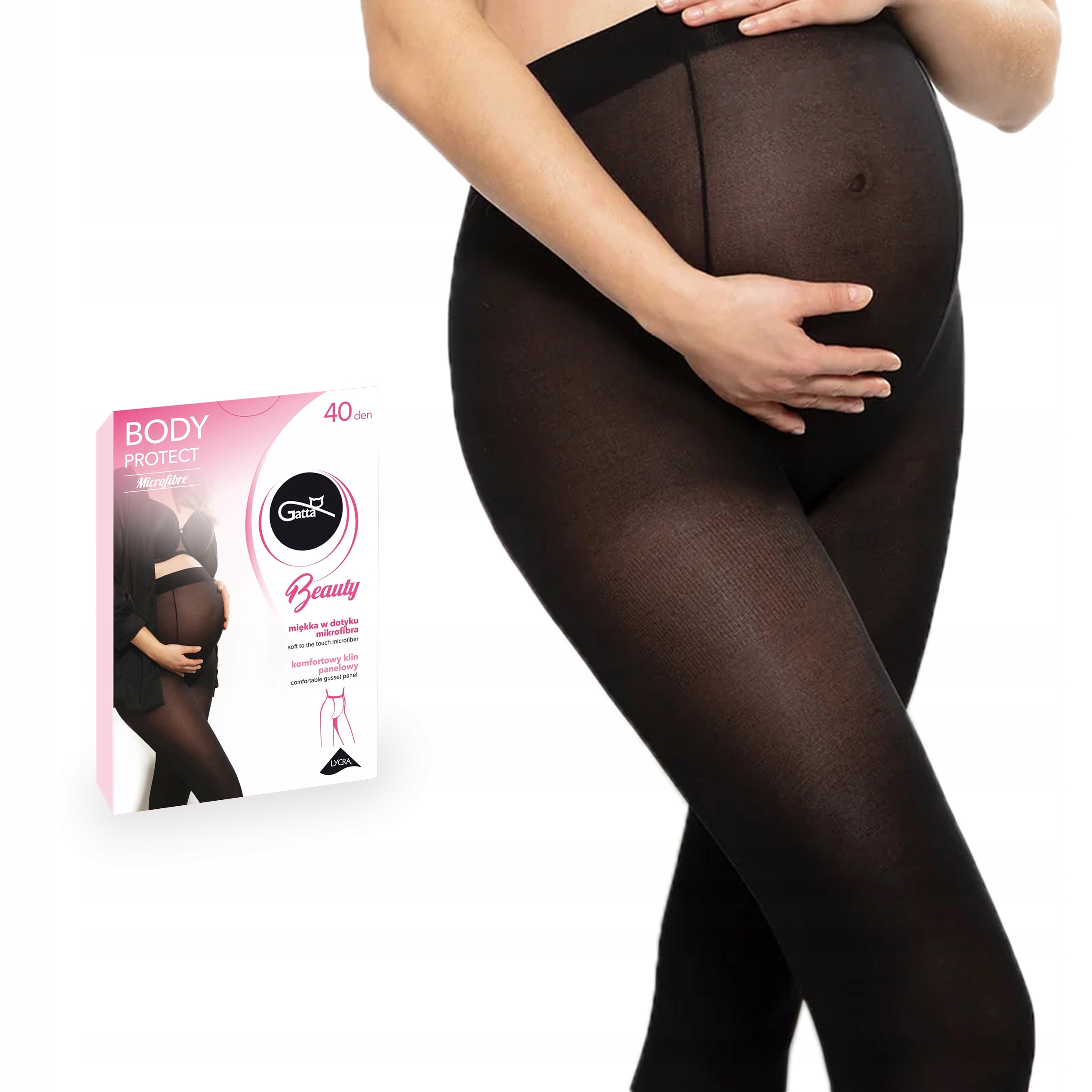 

Gatta ciążowe Protect 40 den Mikrofibra 3-M