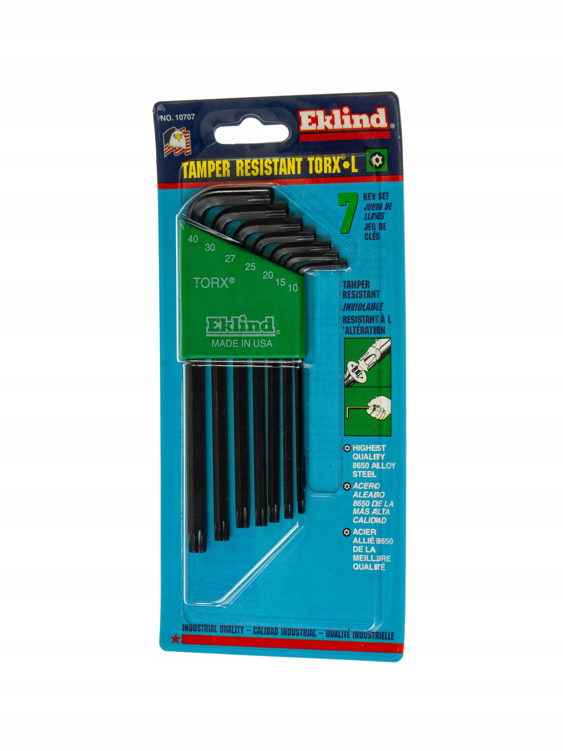 

Eklind zestaw Torx Security 7el.