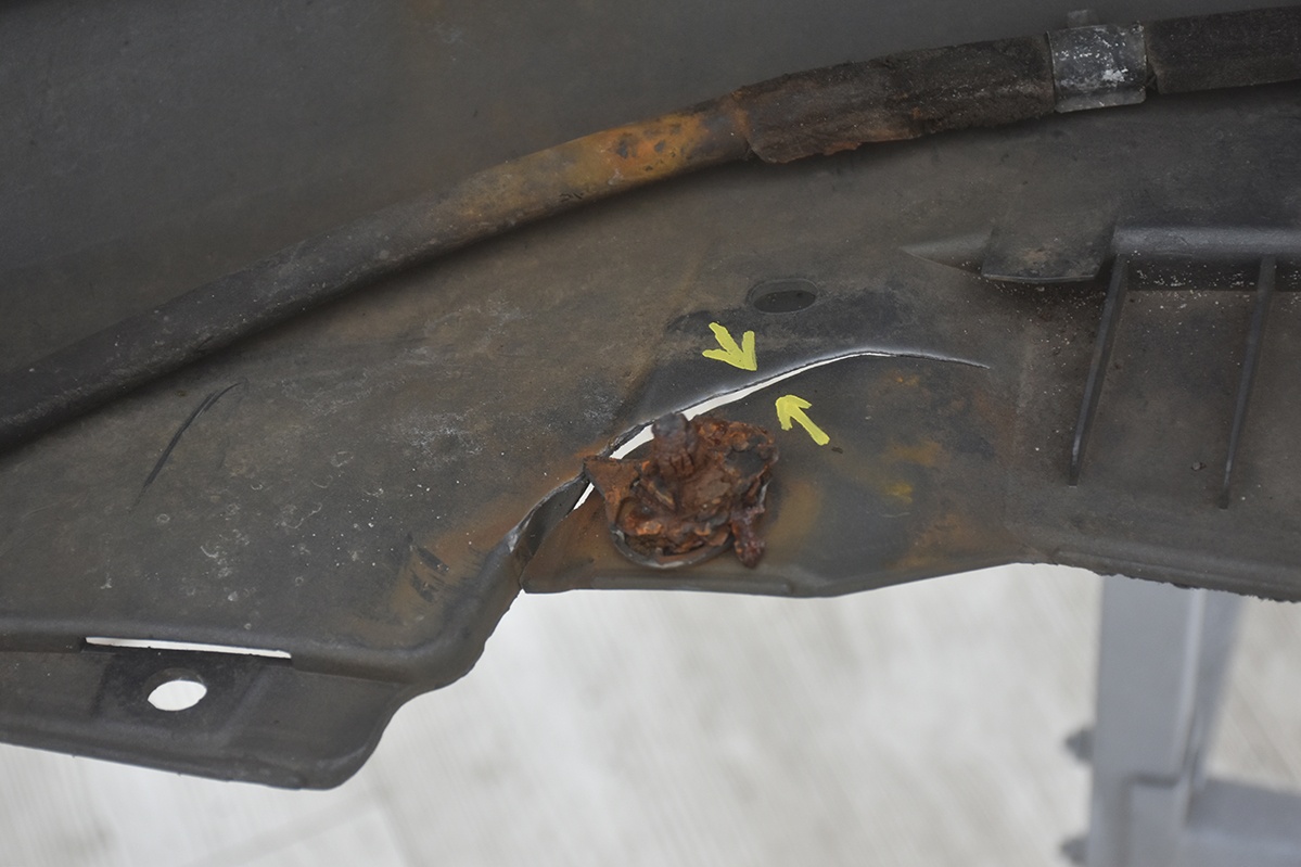 front bumper * front HONDA CIVIC VIII UFO washers