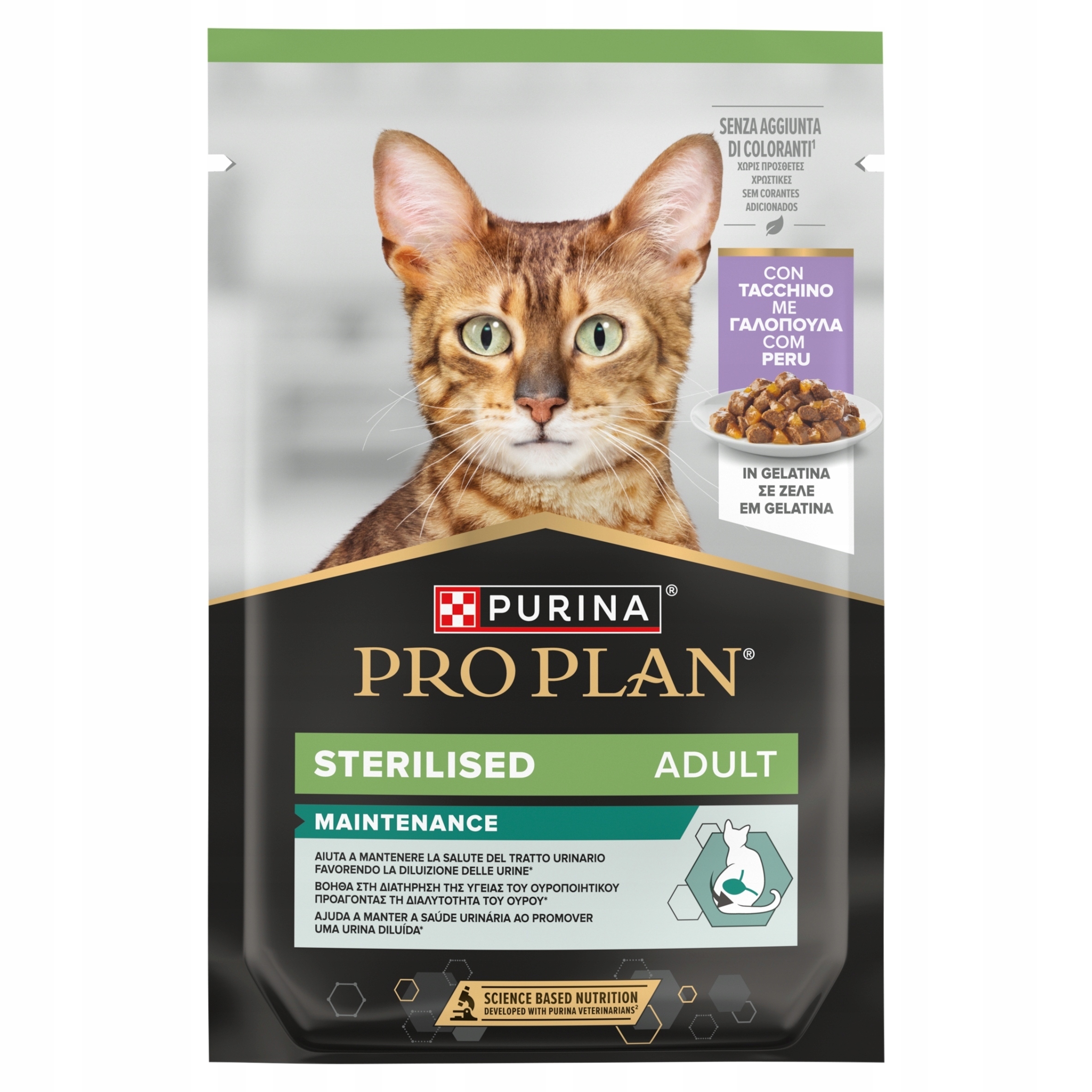 Purina Pro Plan Sterilised kawałki w galaretce z indykiem 26 x 85 g
