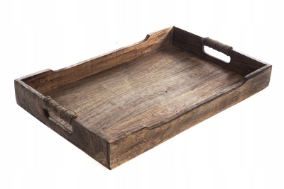 

Taca drewniana duża 45.5 x 31 cm mix kolorów