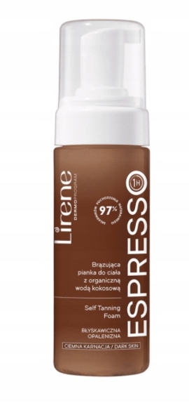 

Lirene, Brązująca pianka do ciała, espresso, 150ml