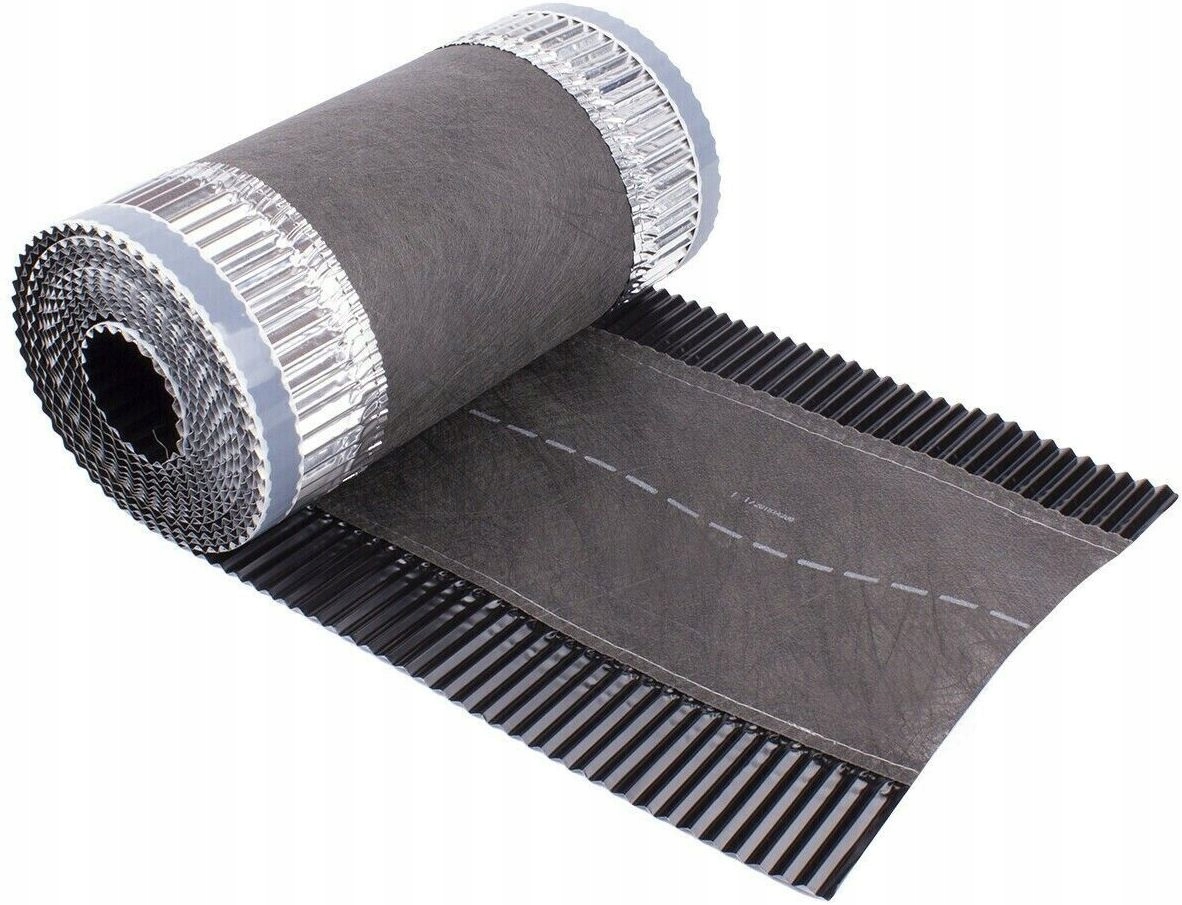 TAŚMA KALENICOWA PODGĄSIOROWA MDM VR300 VENT-ROLL CZARNY RAL 9005