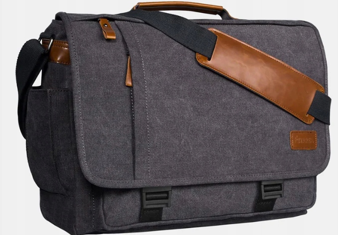 Taška na notebook 15,6" voděodolná s kapsami a popruhem, béžová