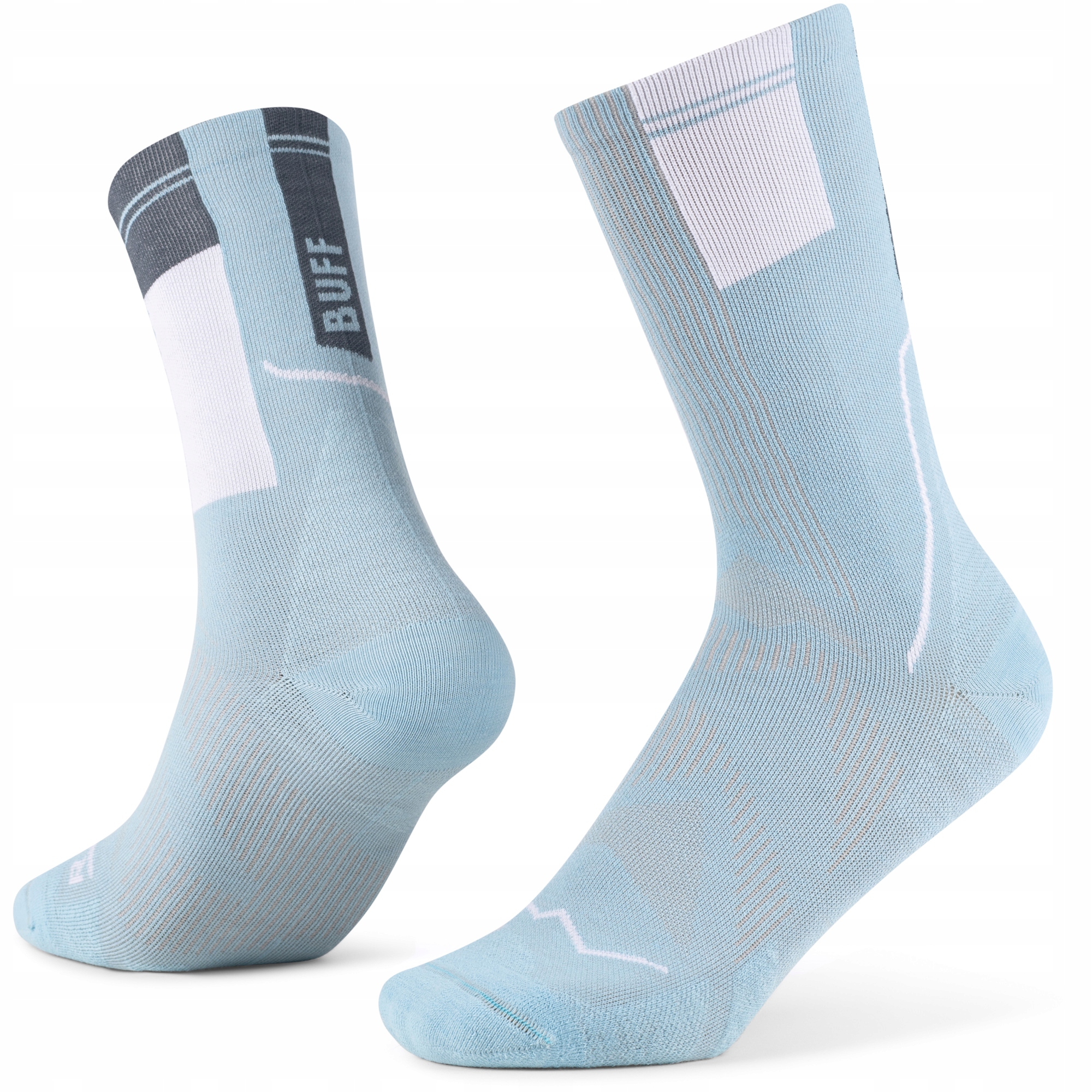 Ponožky Buff Coolnet Crew Sock CC Dusty Blue XL velikost 45/47
