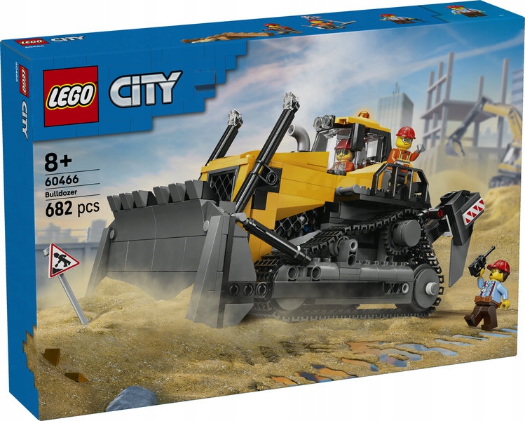 stavebnice Lego City 60466 Žlutý buldozer