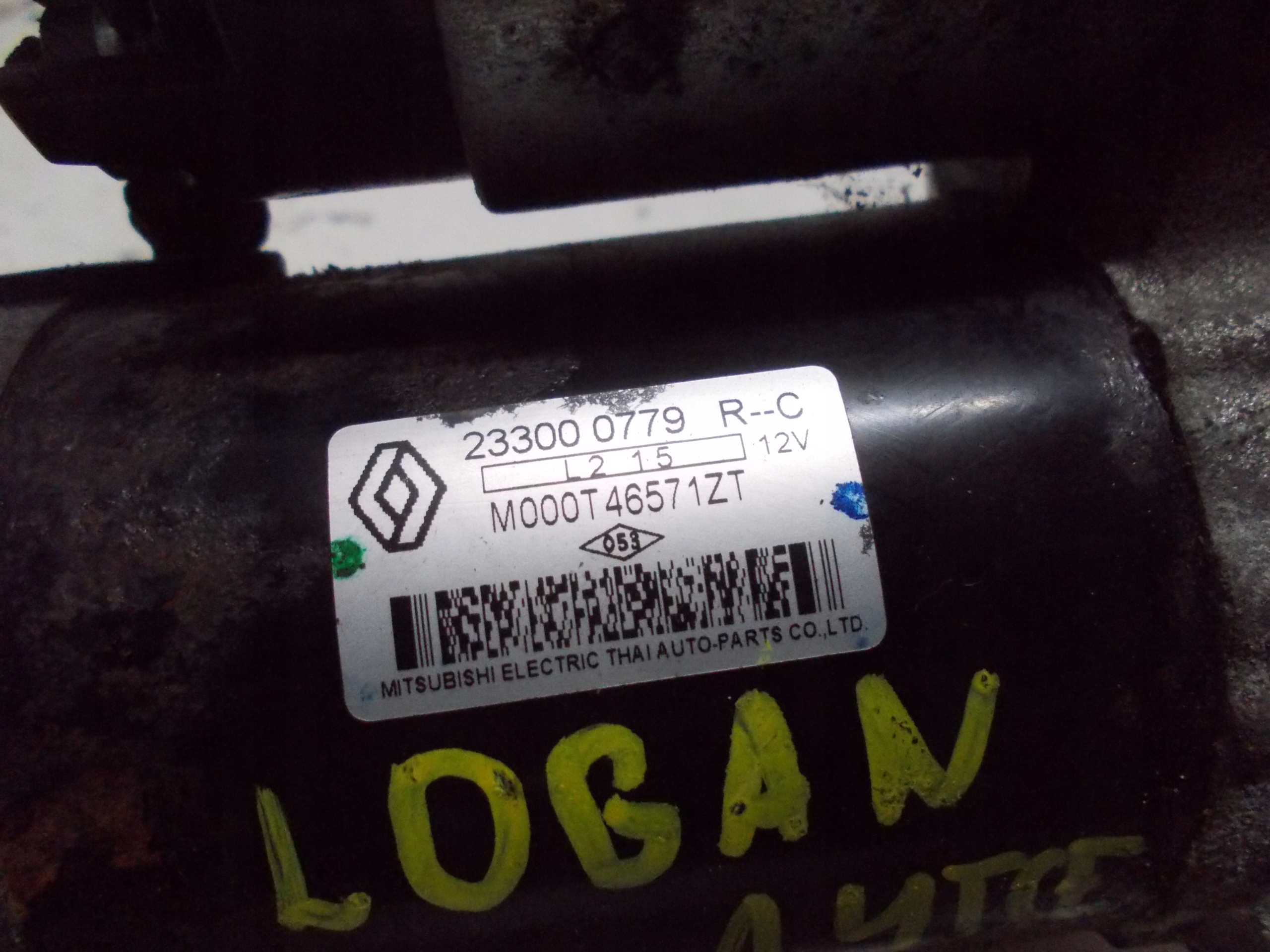 DACIA LOGAN 13R 1.4 TCE starter 233000779R