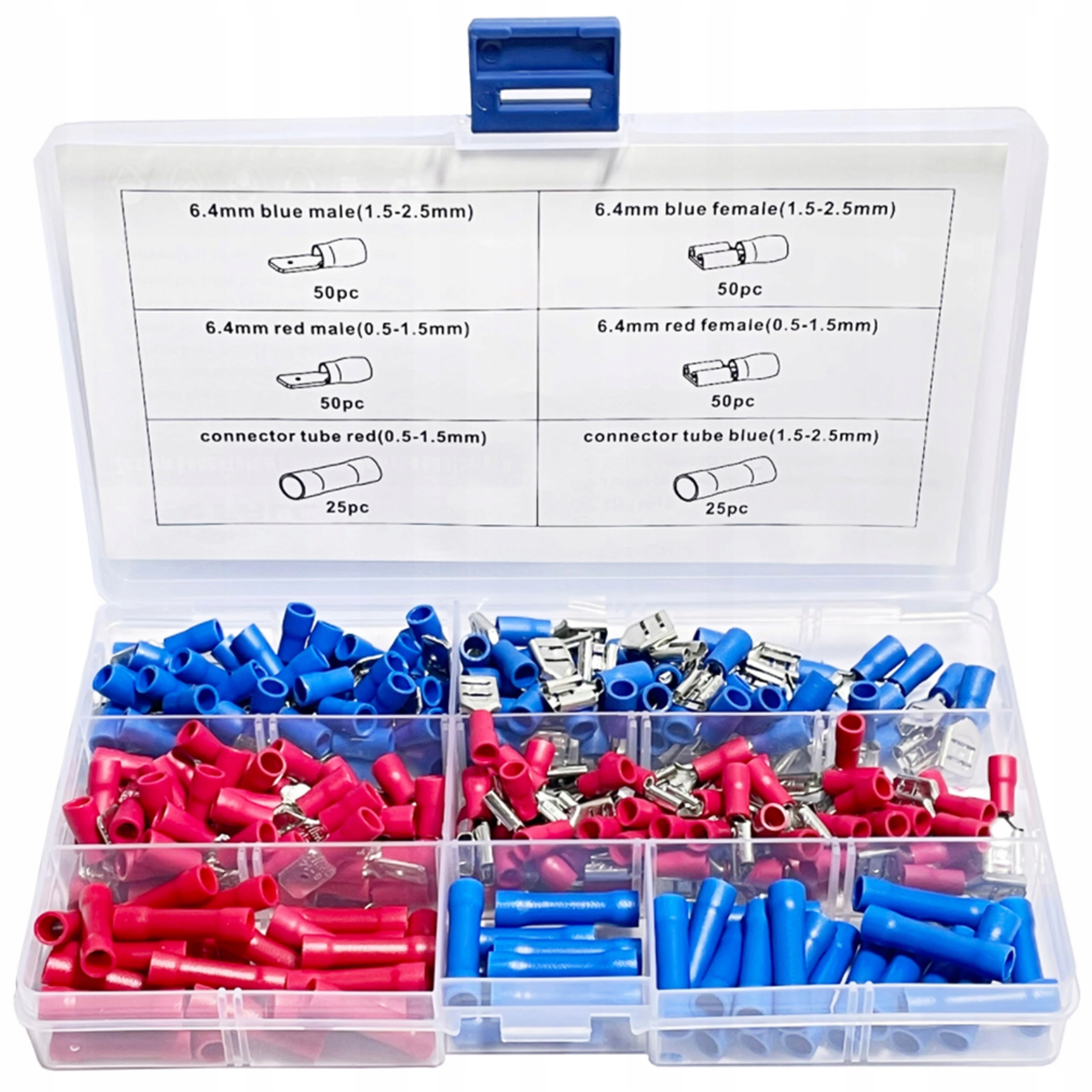 

Konektory Zestaw Konektorów Samochodowych 250 Szt