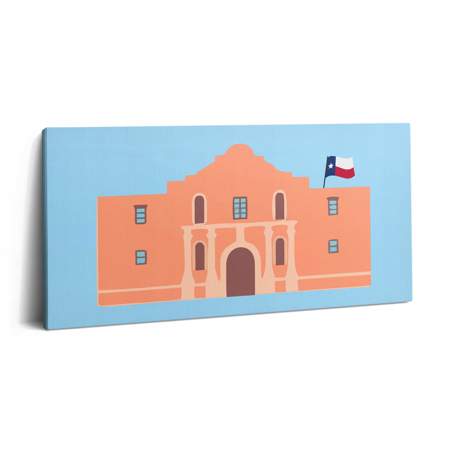 Plátěný obraz Canvas do kanceláře Ekologický památník Alamo v Texasu 100x50