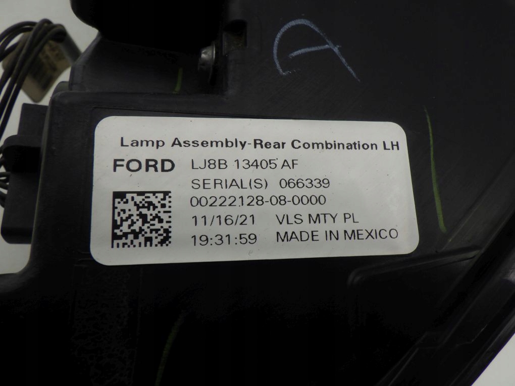 FORD MUSTANG MACH-E MACH E 16PIN 21- EU light rear left