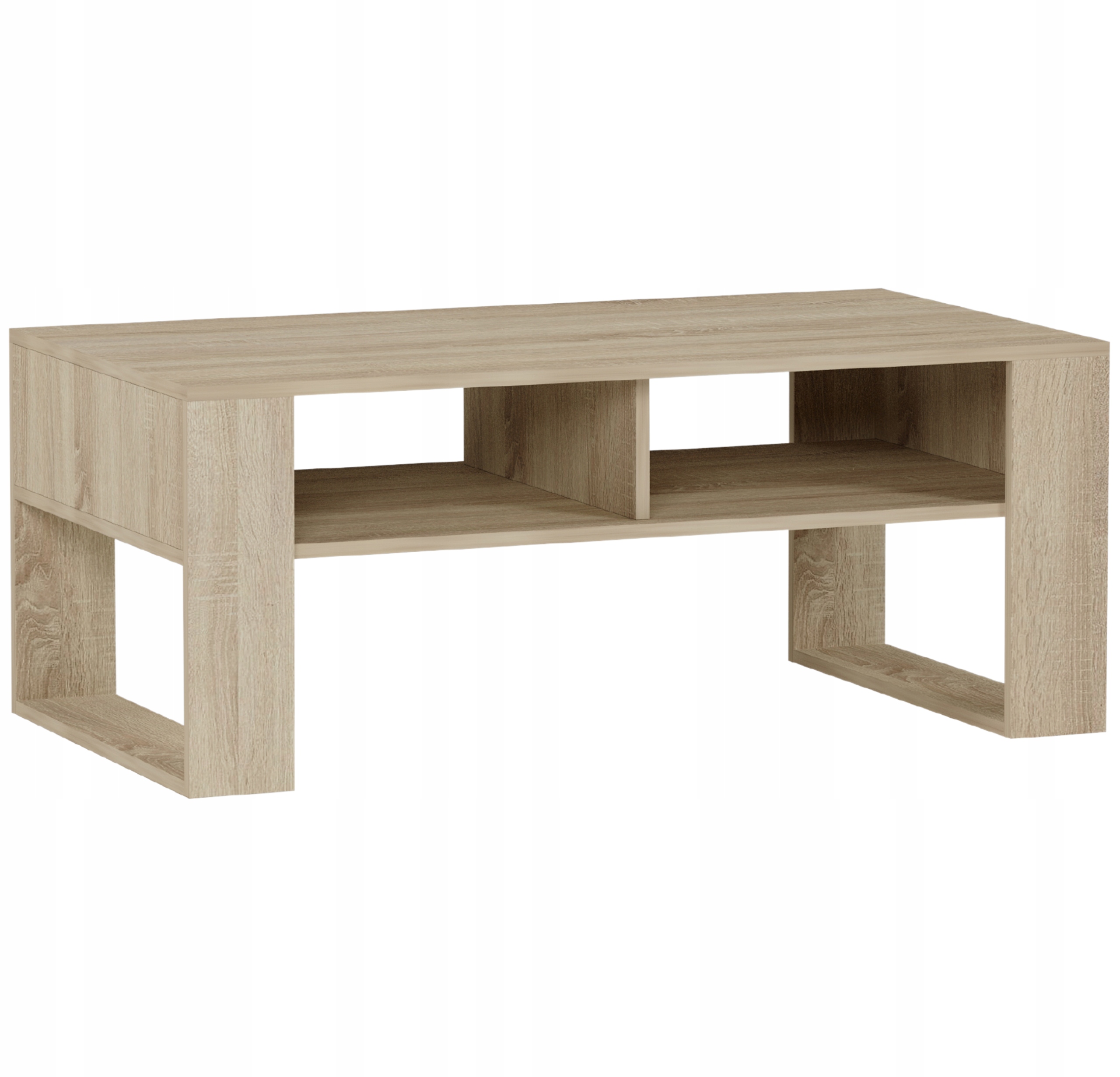 Meble Stolik kawowy ława półka 90x58x55cm produkt polski A-6 SONOMA