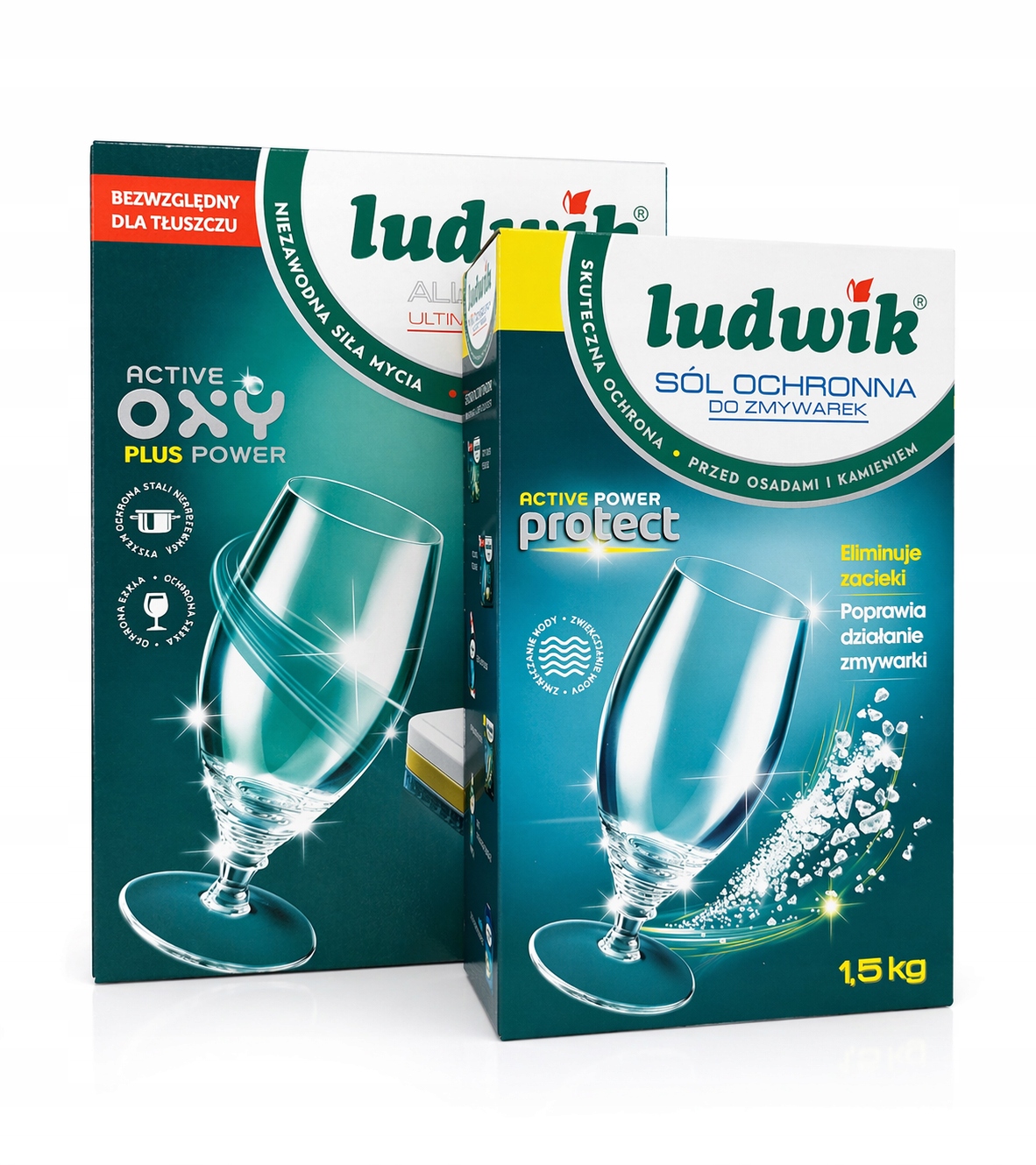 Ludwik Tabletki do zmywarki 90 szt. sól ochronna do zmywarek 1,5 kg