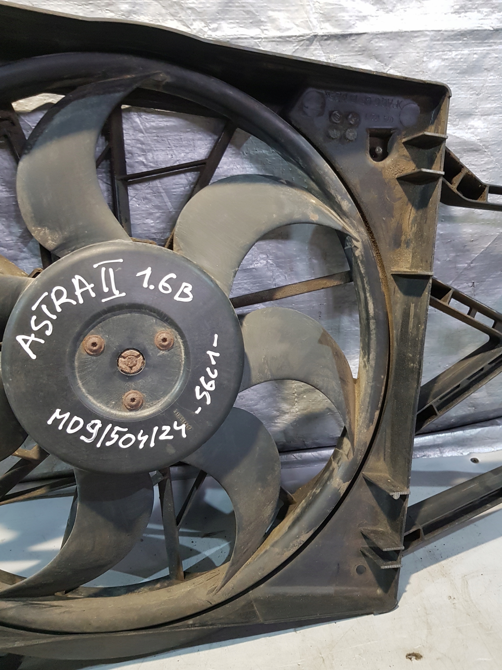 ventilátor chladiče ASTRA G II 1.6B