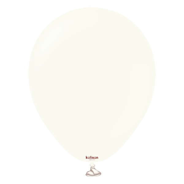 Latexové balóny Kalisan Retro White, biele, 30 cm, 500 ks