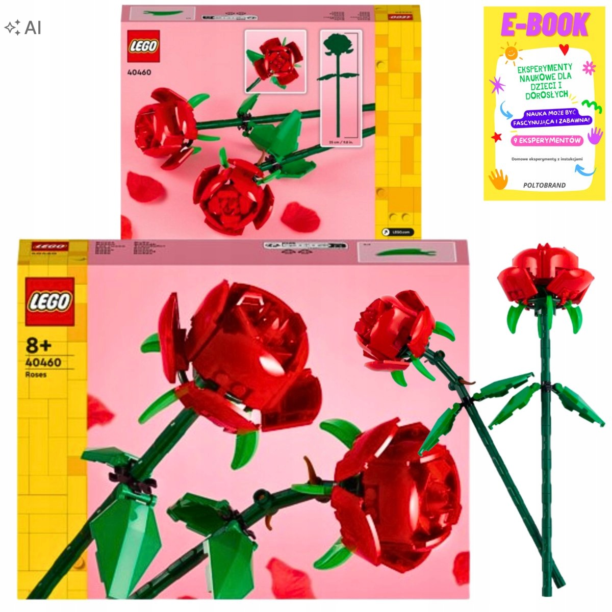 Lego Kwiaty Creator Róże Dla Niej Ebook