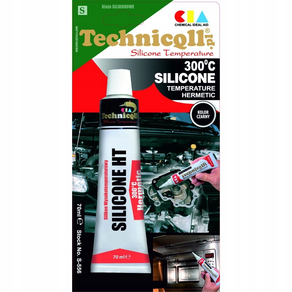 

Technicoll Silikon wysokotemperaturowy czarny 70ml
