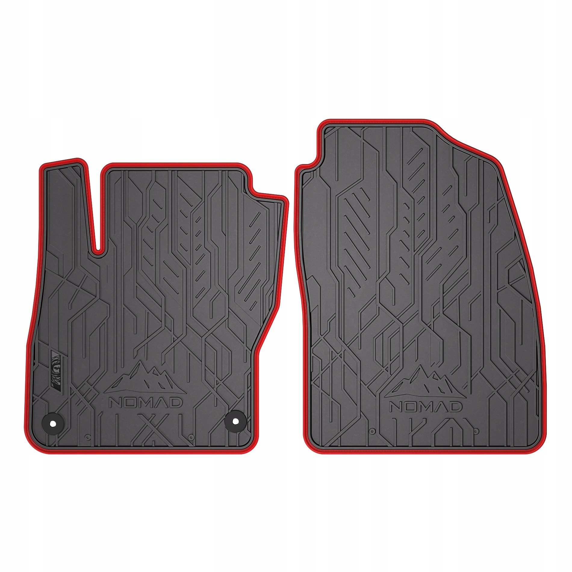 Gumové autokoberce Nomad Ford Focus II 2004-2011 červené