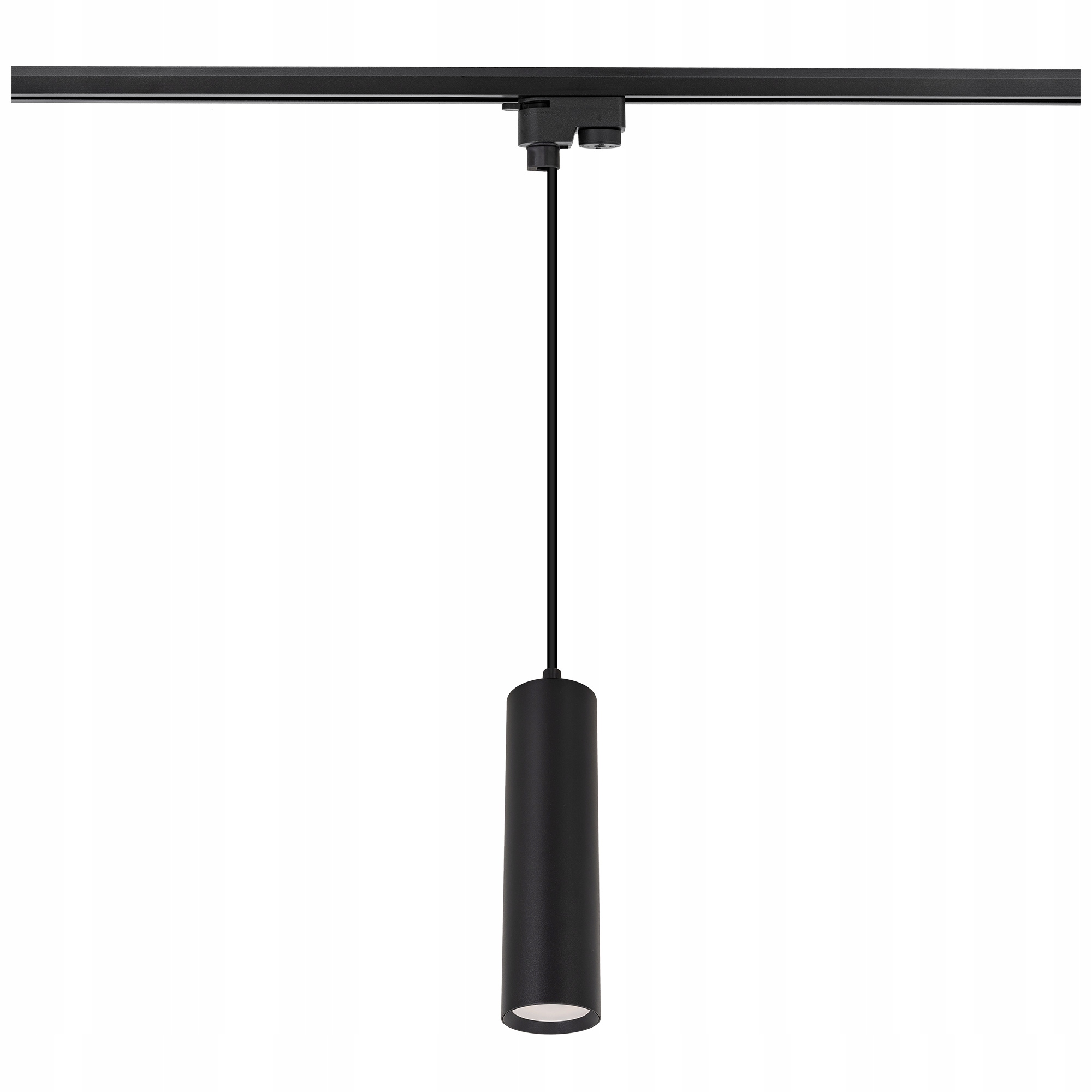 Lampa sufitowa wisząca Szyna 1m + 3x CZARNA Tuba Długość 1 m