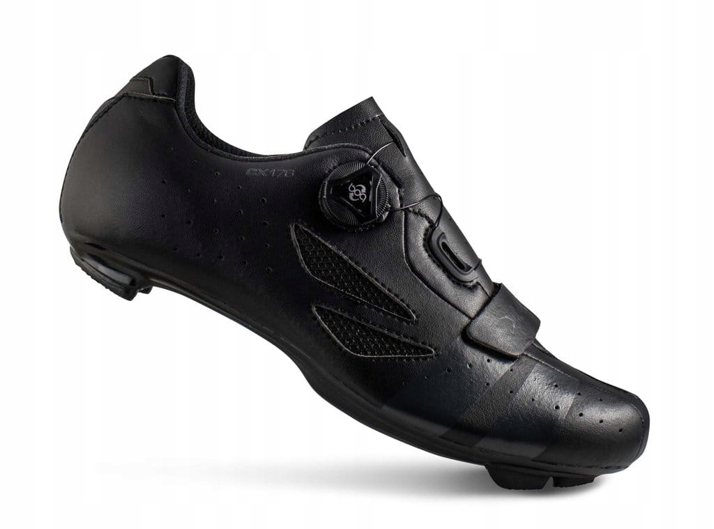 Buty Szosowe Lake CX176 roz. 39 Wpinane Czarno-Szare Carbon Boa Rzepy