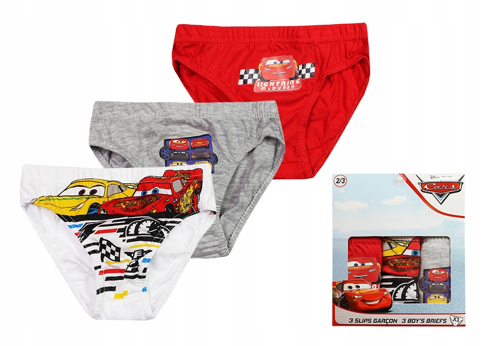 

Cars Auta Disney Majtki Dla Chłopca 3-PAK 6/8LAT