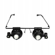 

Okulary,lupa,LED.Powiekszenie 20x